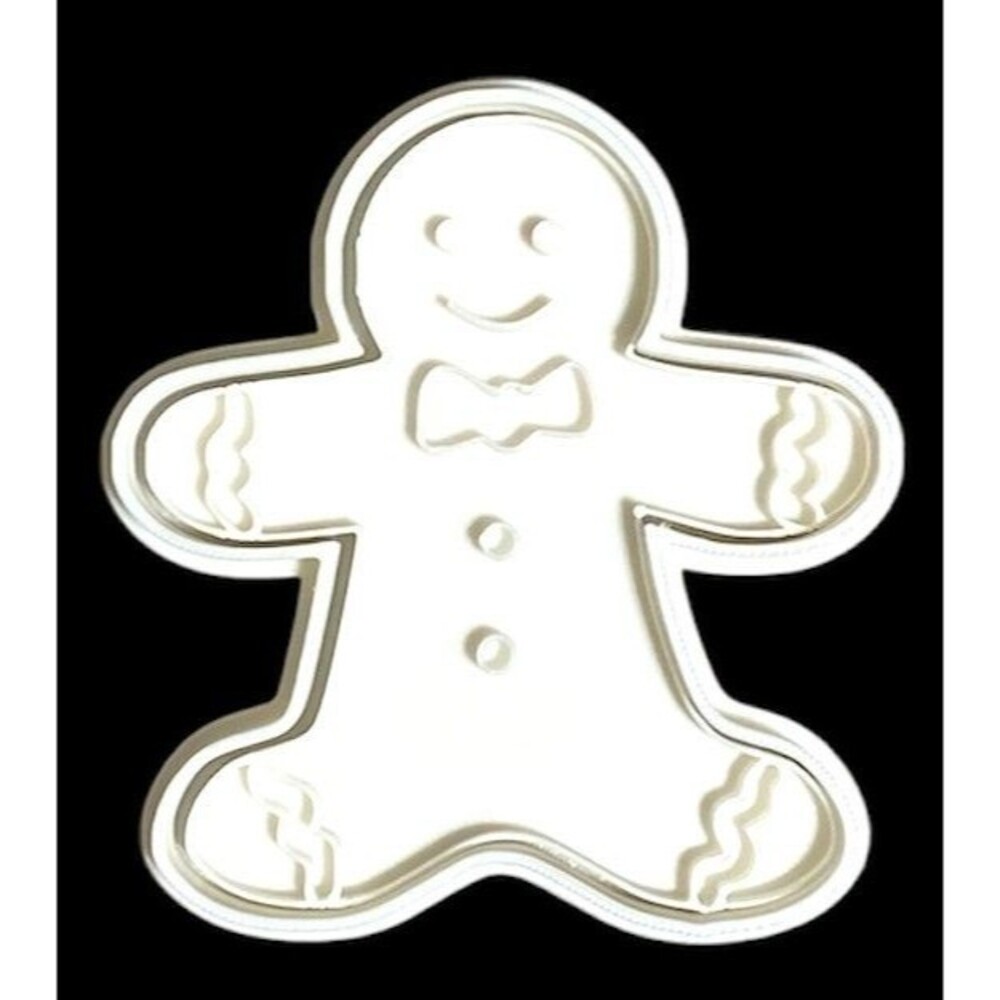 3D Printed Cookie Cutter - 3.7" Gingerbread Man - #1067